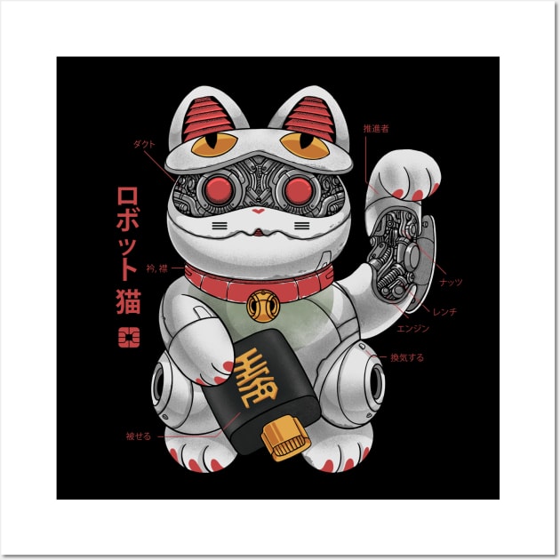 Maneki Robot Wall Art by ppmid